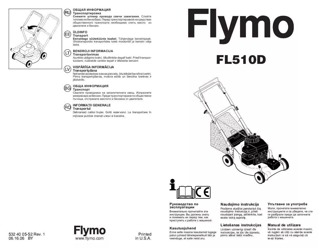Mode d'emploi FLYMO FL510D