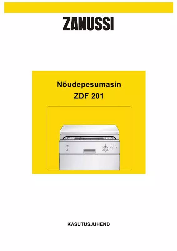 Mode d'emploi ZANUSSI ZDF201