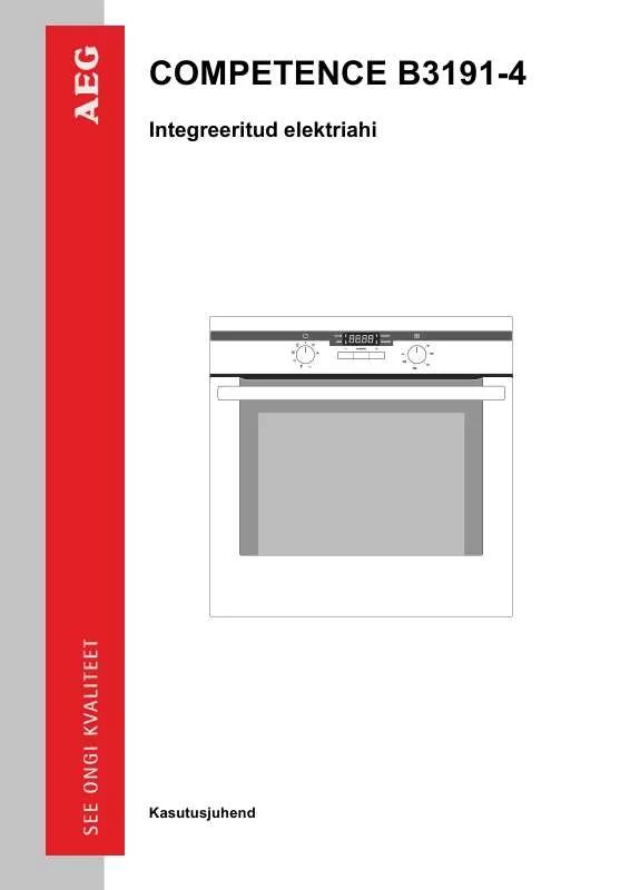 Mode d'emploi AEG-ELECTROLUX B3191-4-M