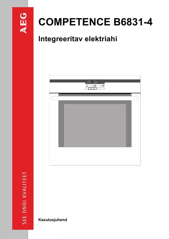 Mode d'emploi AEG-ELECTROLUX B6831-4M