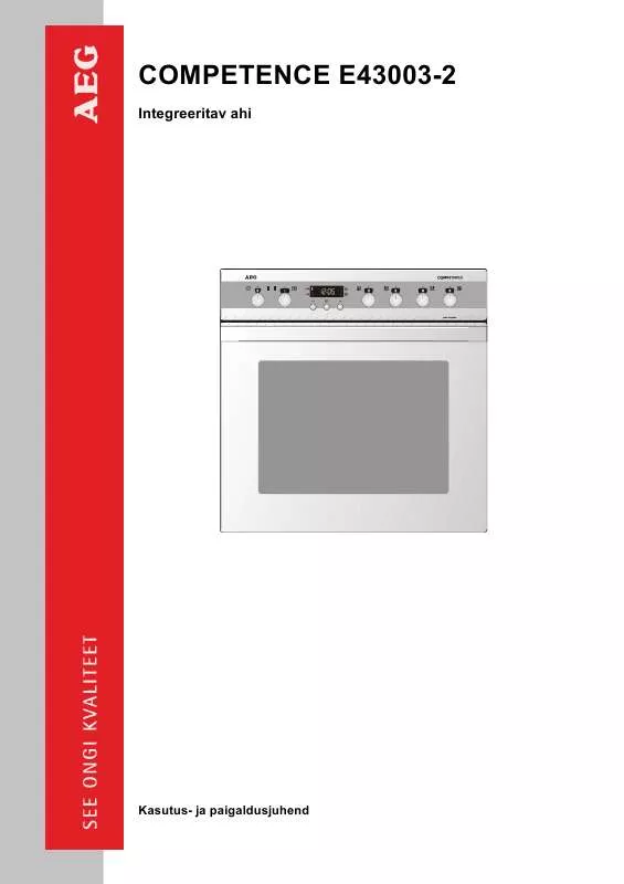 Mode d'emploi AEG-ELECTROLUX CE43003-2