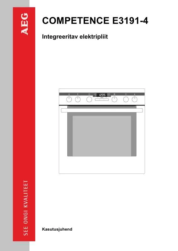 Mode d'emploi AEG-ELECTROLUX E3191-4-M