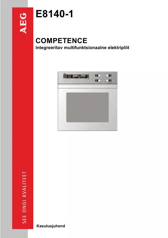 Mode d'emploi AEG-ELECTROLUX E8140-1B