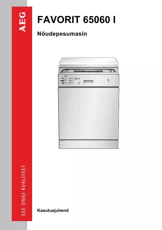 Mode d'emploi AEG-ELECTROLUX F65060I-B