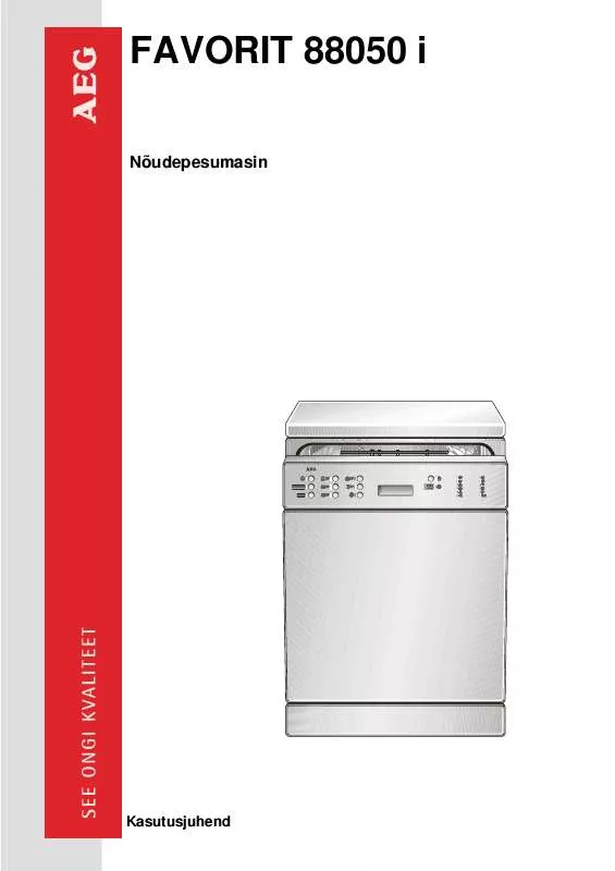 Mode d'emploi AEG-ELECTROLUX F88050IM