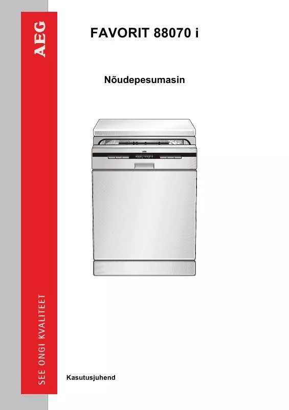 Mode d'emploi AEG-ELECTROLUX F88070I-A