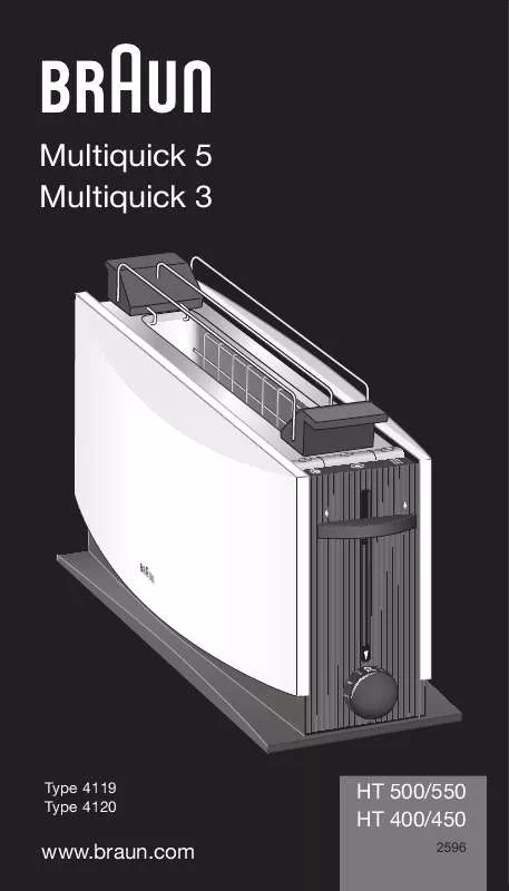 Mode d'emploi BRAUN HT450