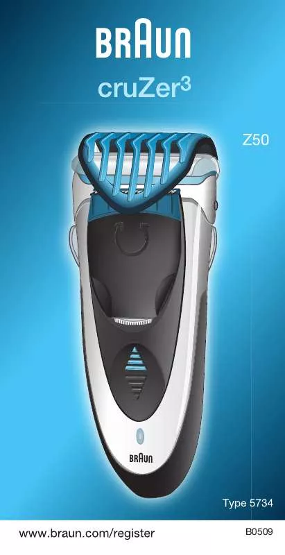 Mode d'emploi BRAUN Z50