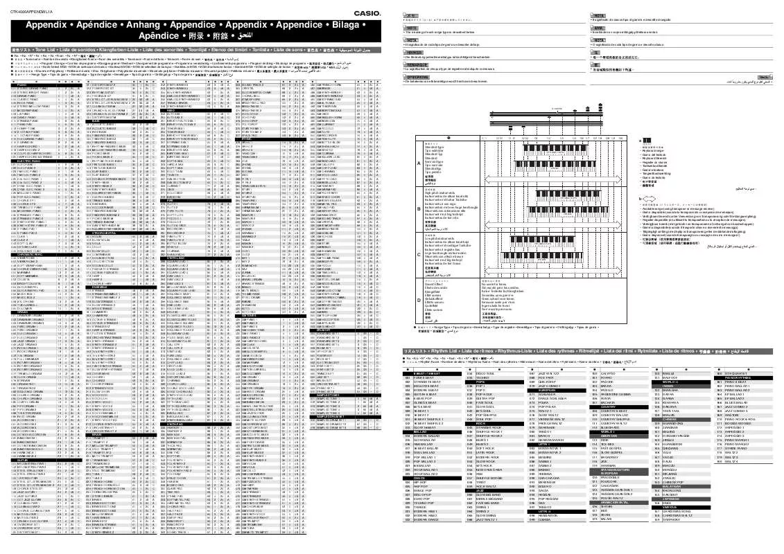 Mode d'emploi CASIO CTK-WK200