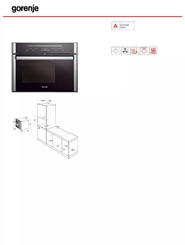 Mode d'emploi GORENJE BOC6322AX