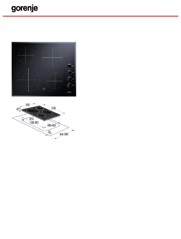 Mode d'emploi GORENJE EC630ASC