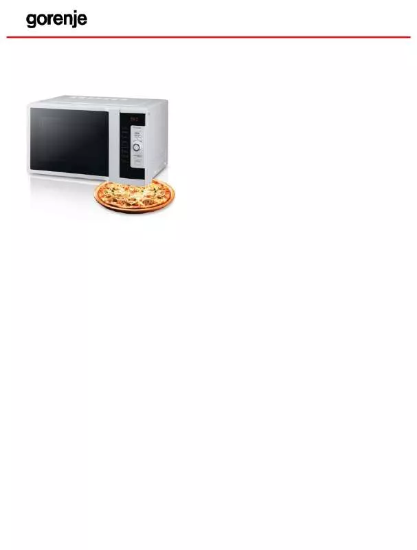 Mode d'emploi GORENJE MI281W