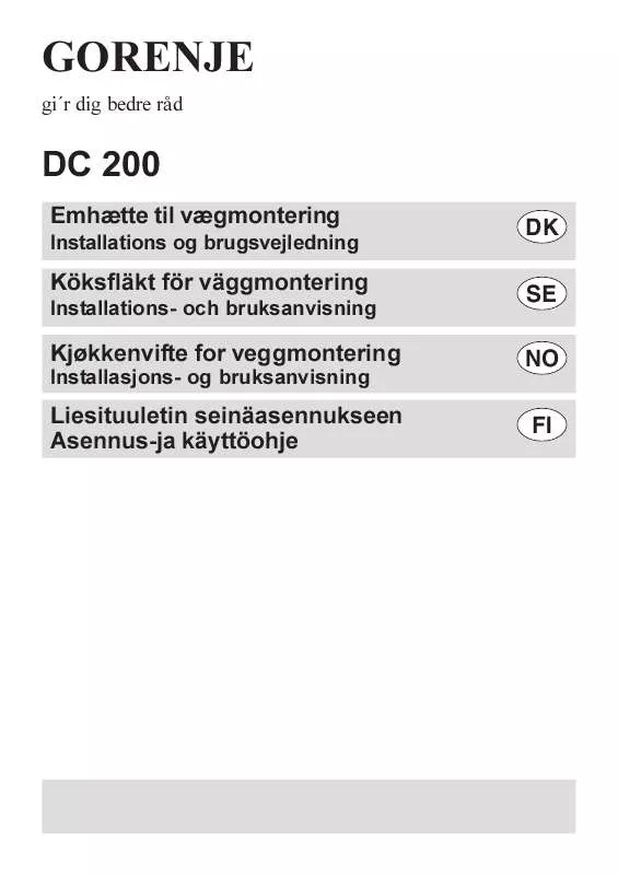 Mode d'emploi GORENJE SB 1000 B