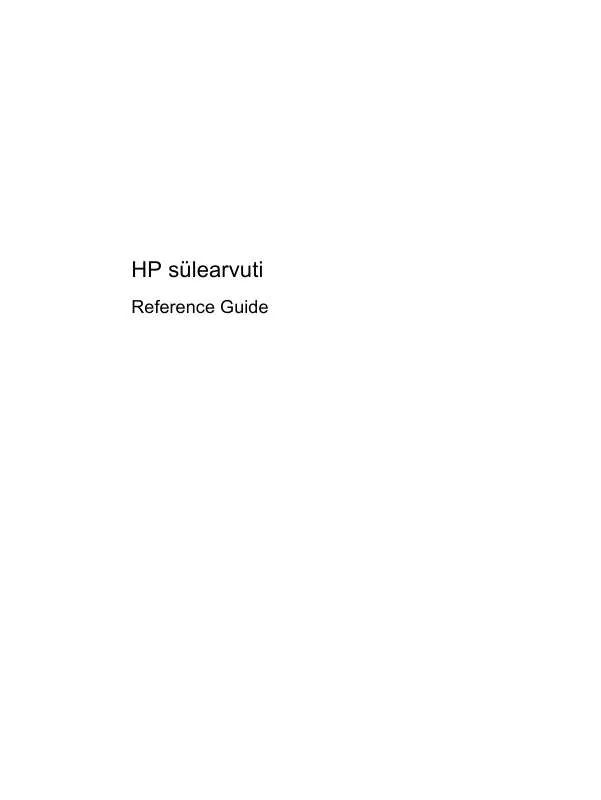 Mode d'emploi HP MINI 110-3113SA