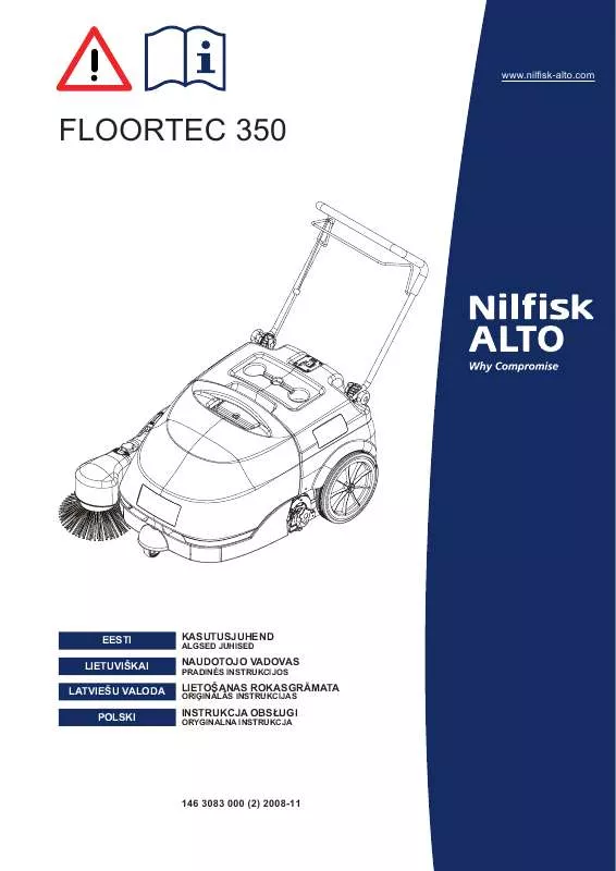 Mode d'emploi NILFISK FLOORTEC 350