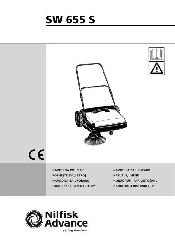 Mode d'emploi NILFISK SW 655S