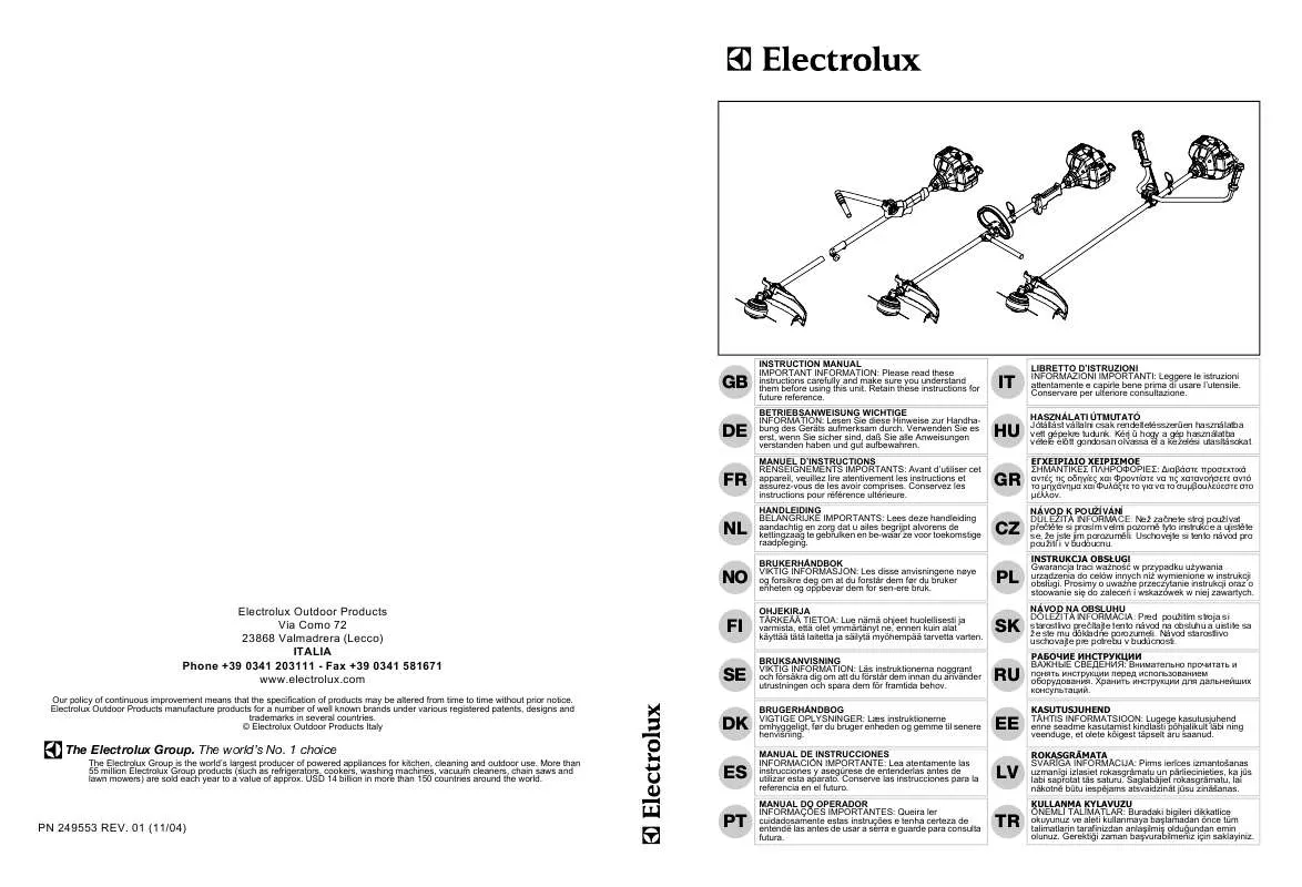 Mode d'emploi PARTNER B 250L