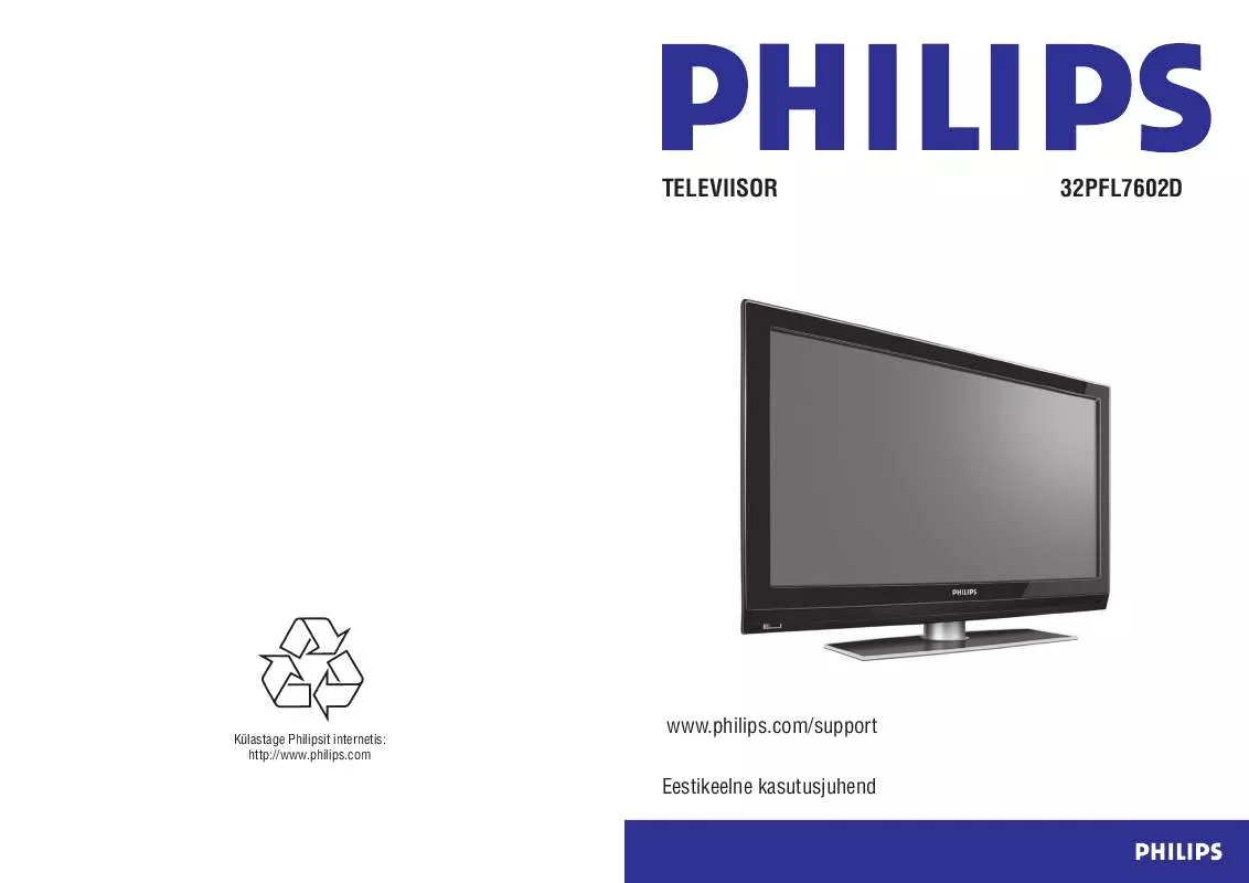 Mode d'emploi PHILIPS 32PFL7602D