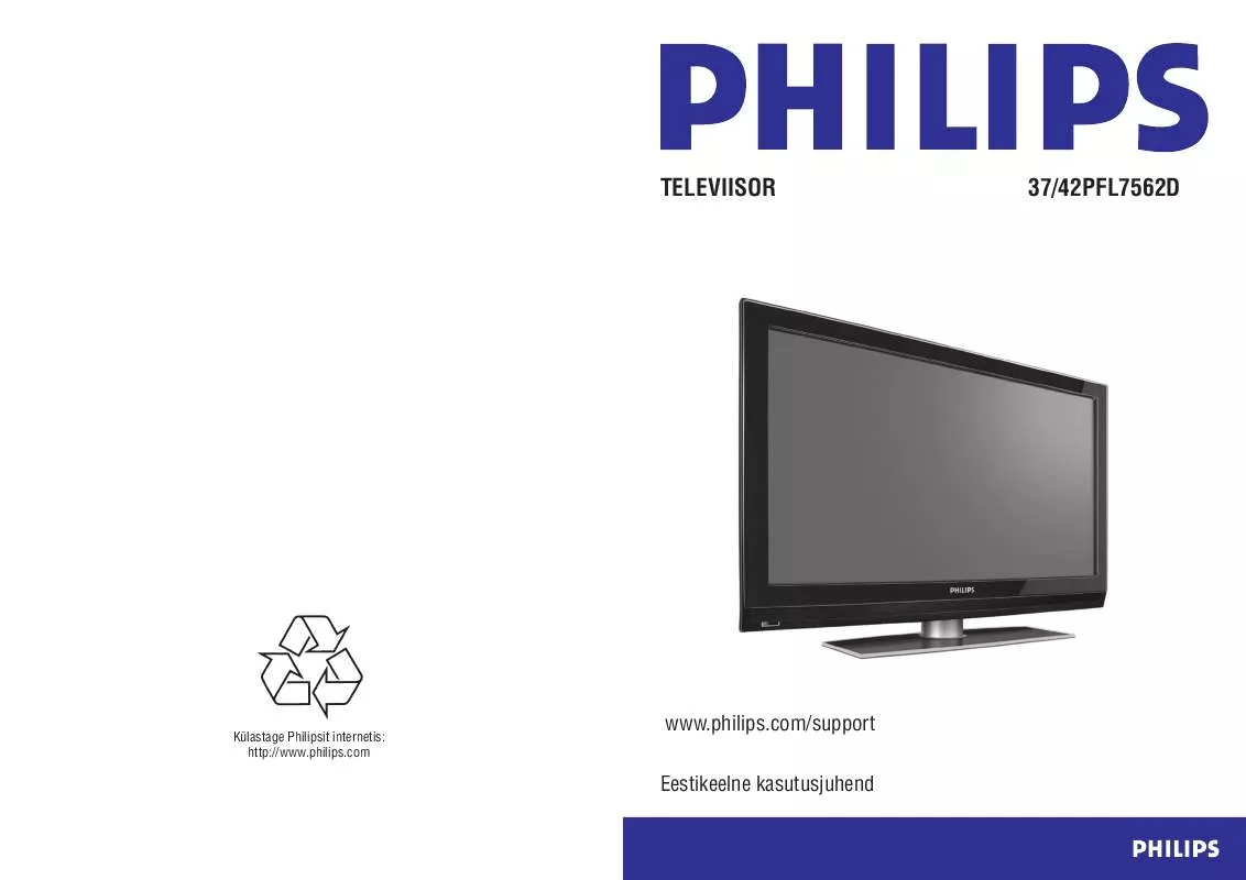 Mode d'emploi PHILIPS 42PFL7562D