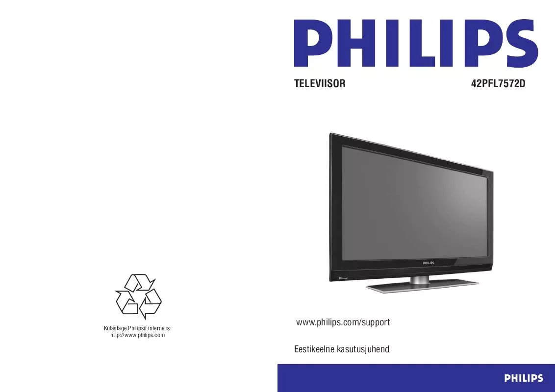 Mode d'emploi PHILIPS 42PFL7572D