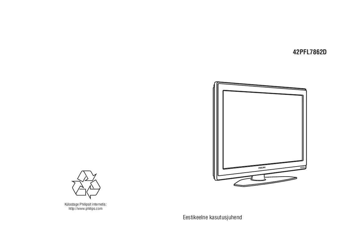 Mode d'emploi PHILIPS 42PFL7862D