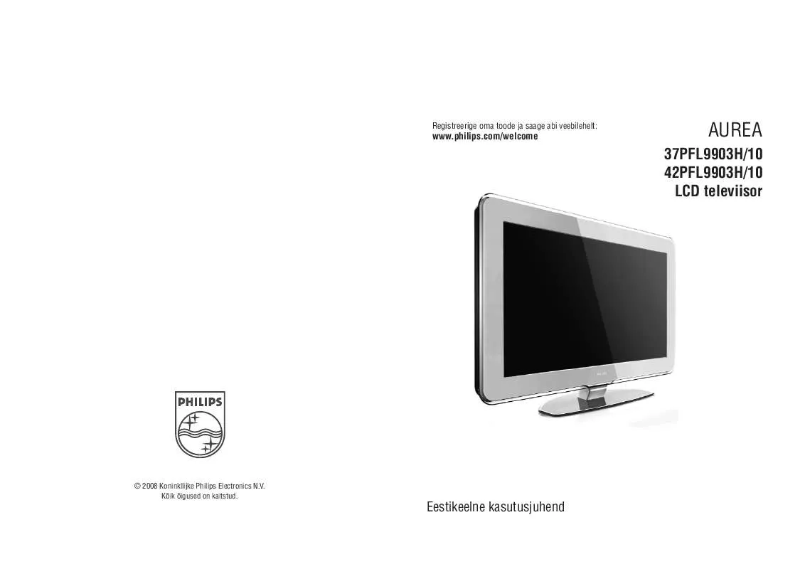 Mode d'emploi PHILIPS 42PFL9903H