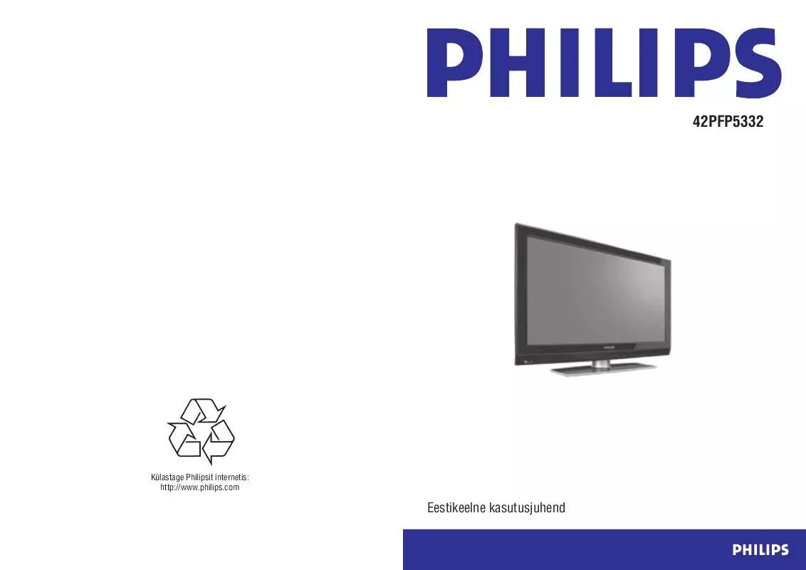 Mode d'emploi PHILIPS 42PFP5332