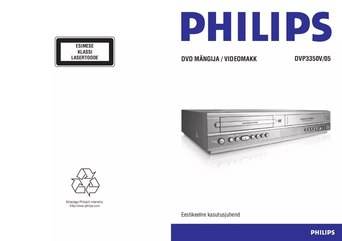 Mode d'emploi PHILIPS DVP3350V