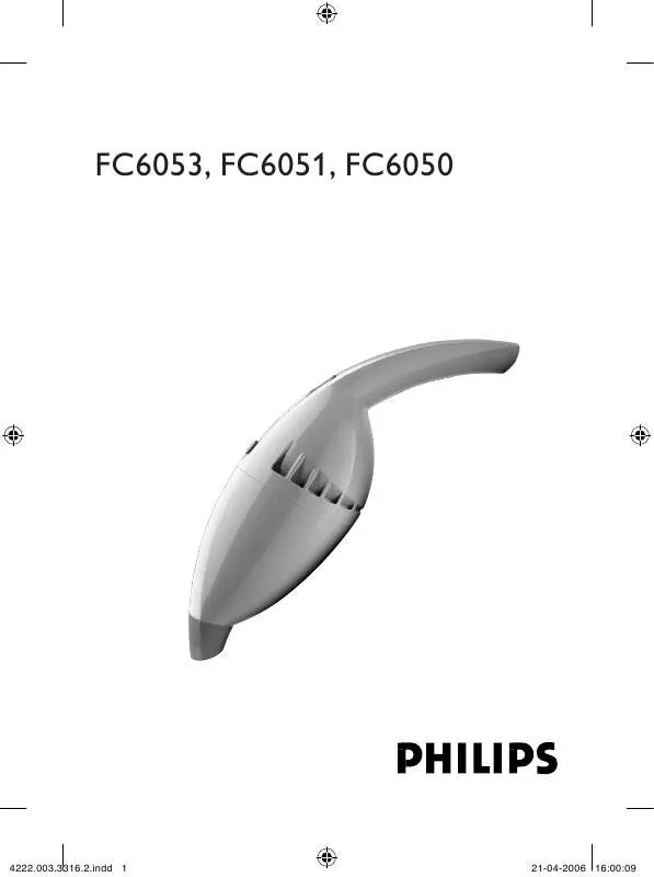 Mode d'emploi PHILIPS FC6053