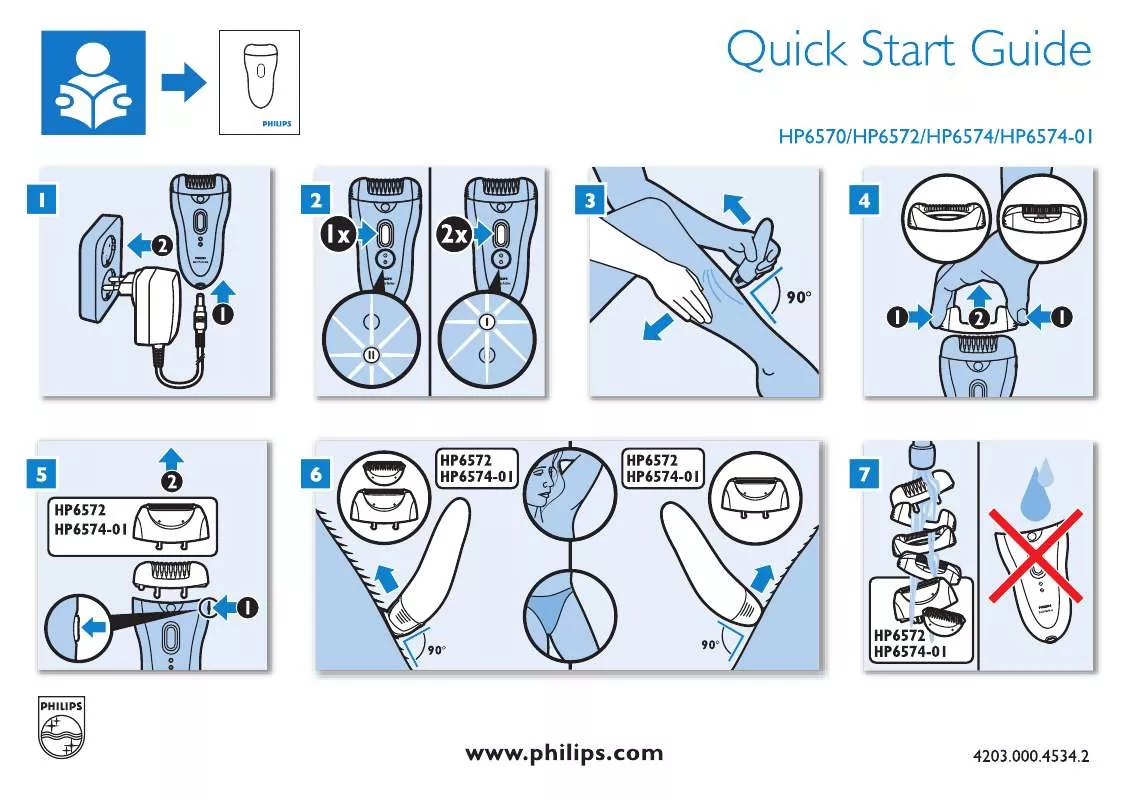 Mode d'emploi PHILIPS HP-6574