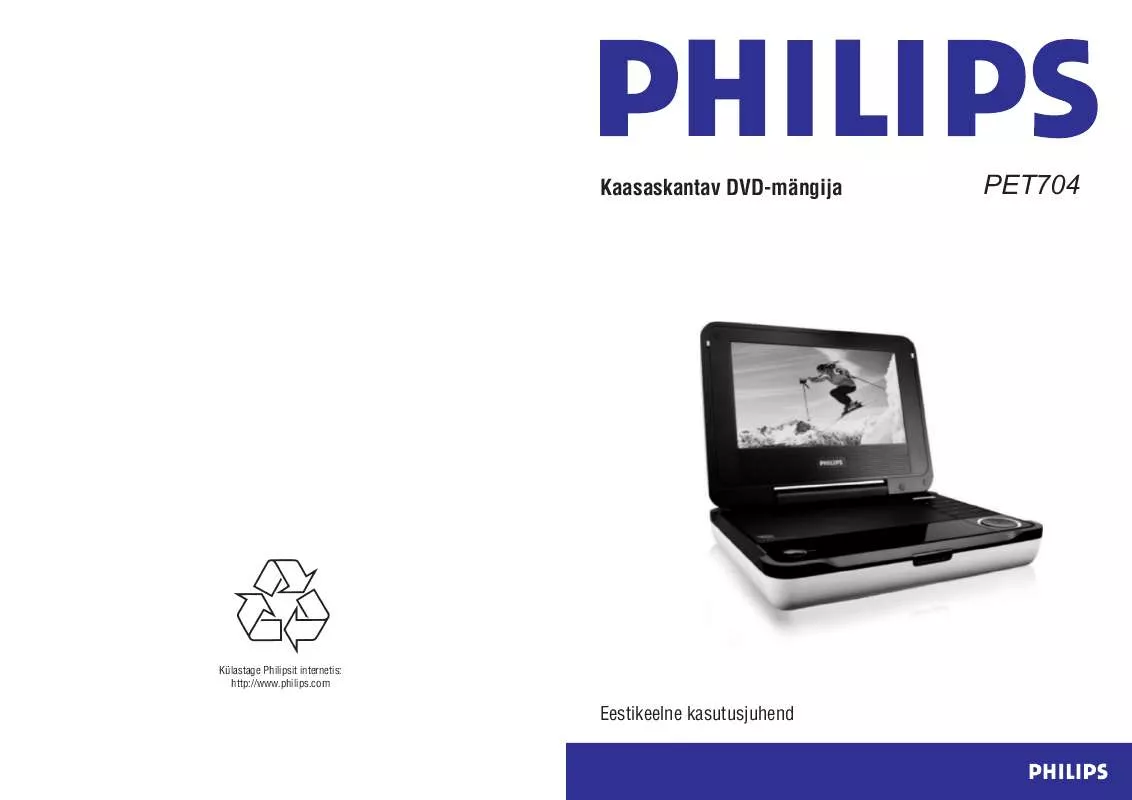 Mode d'emploi PHILIPS PET704