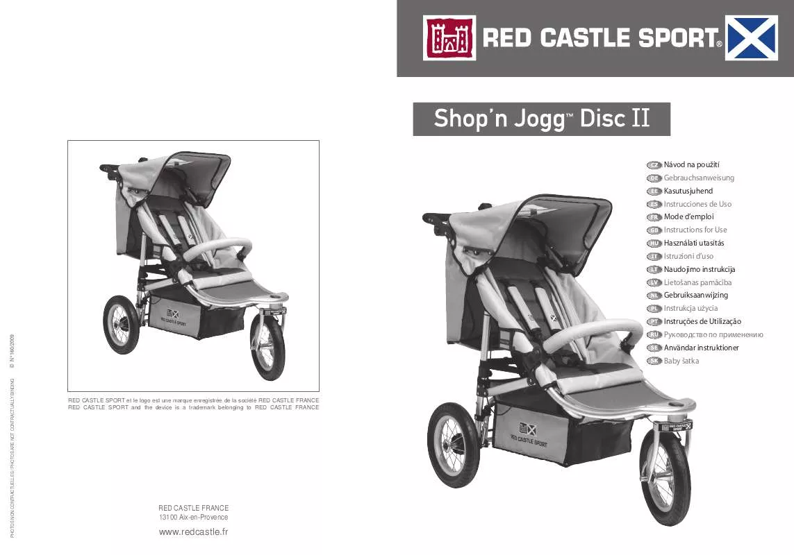 Mode d'emploi RED CASTLE SHOP N JOGG DISC II