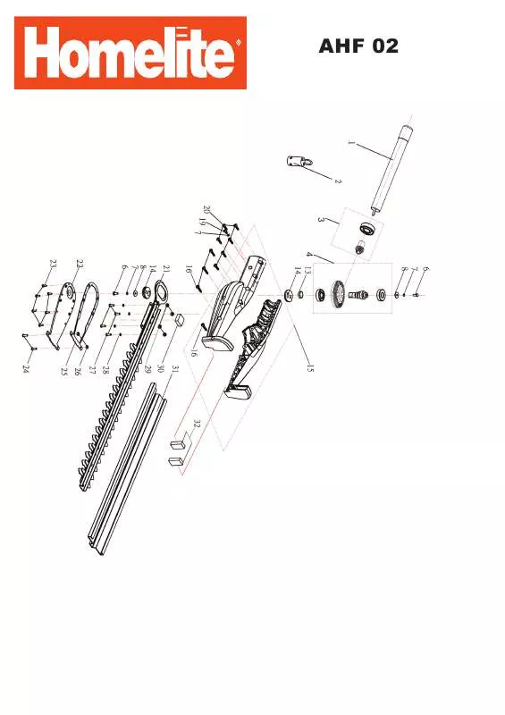 Mode d'emploi RYOBI AHF 02