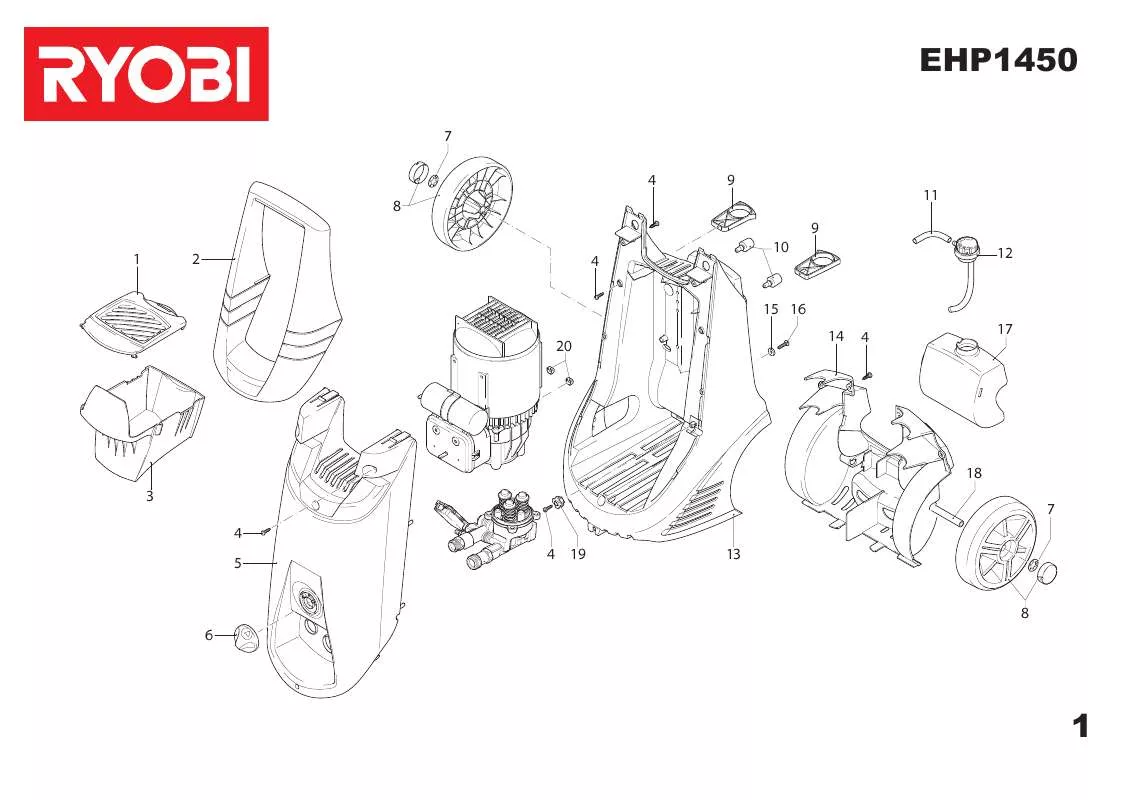 Mode d'emploi RYOBI EHP1450