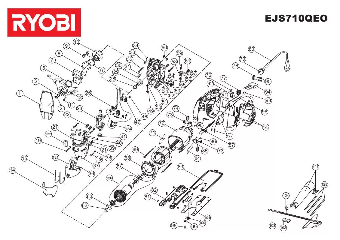 Mode d'emploi RYOBI EJS710QEO