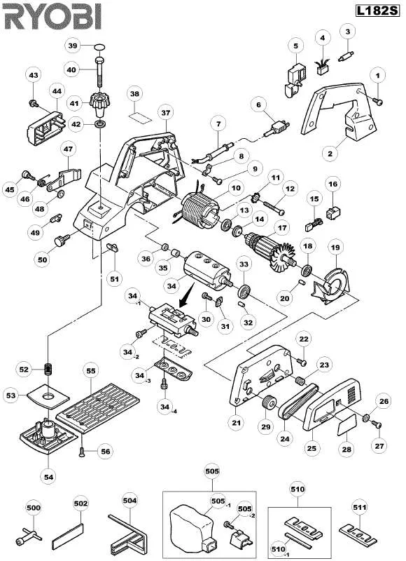 Mode d'emploi RYOBI L182S