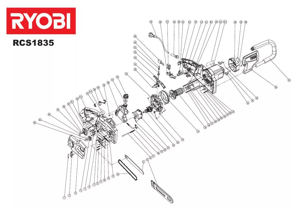 Mode d'emploi RYOBI RCS1835