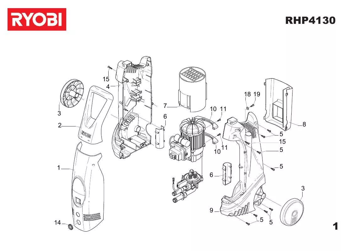 Mode d'emploi RYOBI RHP4130