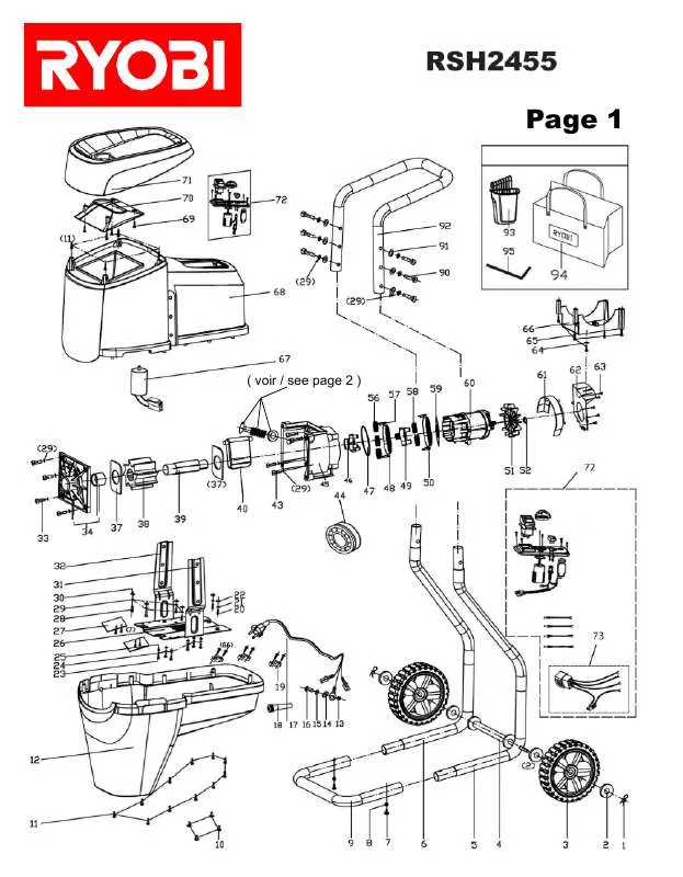 Mode d'emploi RYOBI RSH2455