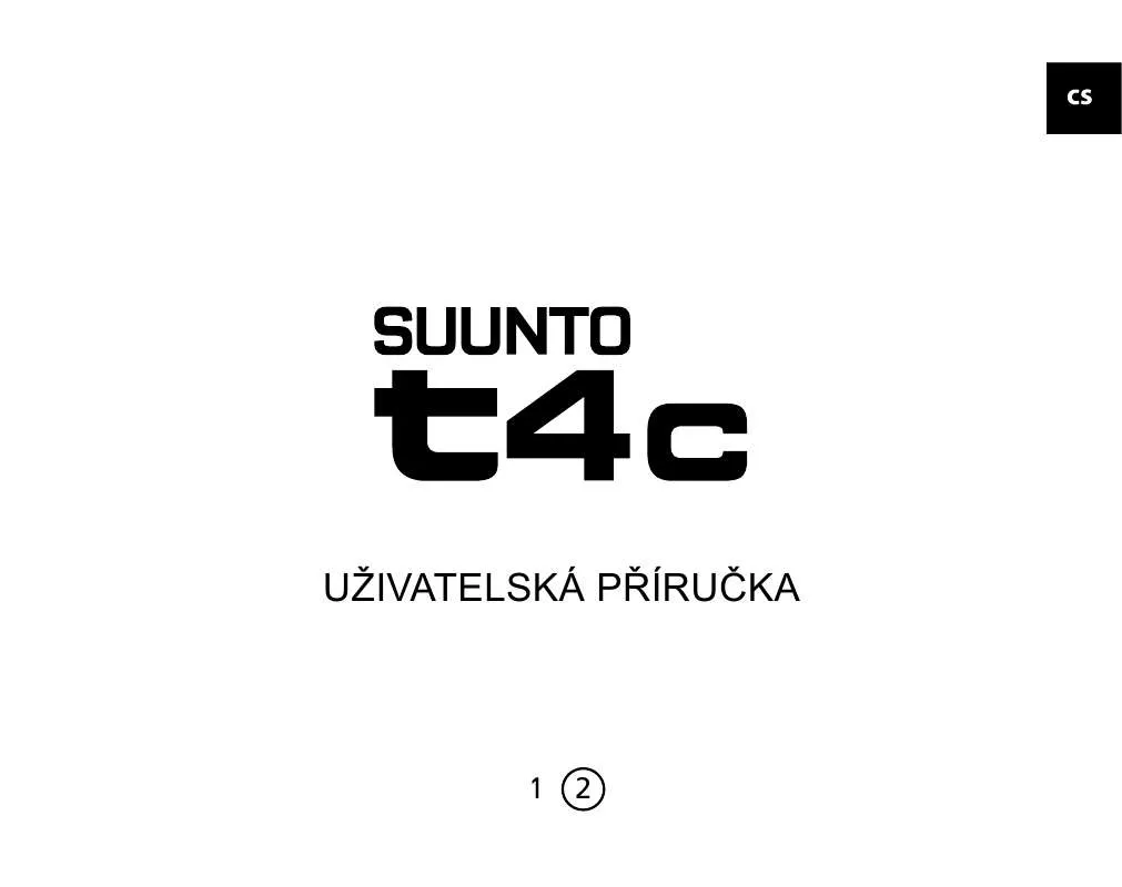 Mode d'emploi SUUNTO T4C