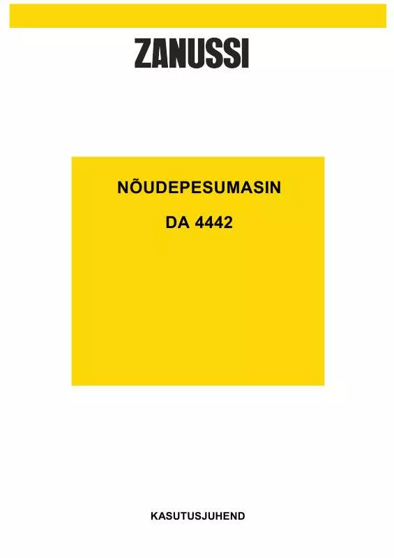 Mode d'emploi ZANUSSI DA4442