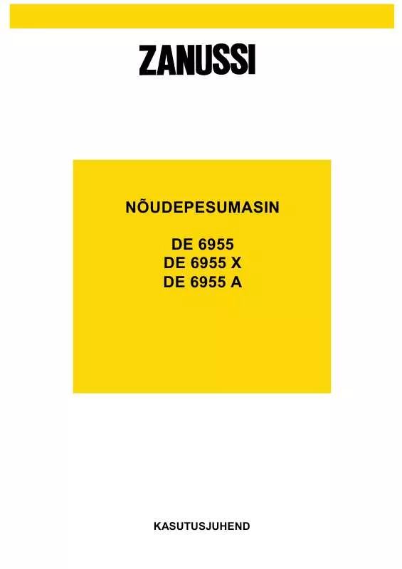 Mode d'emploi ZANUSSI DE6955