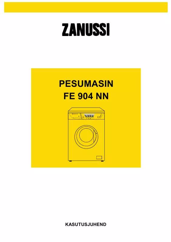 Mode d'emploi ZANUSSI FE904NN