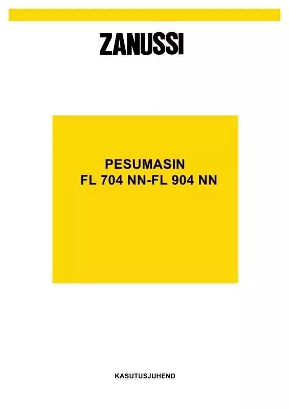 Mode d'emploi ZANUSSI FL904NN