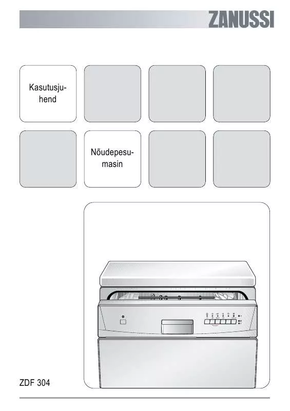 Mode d'emploi ZANUSSI ZDF304