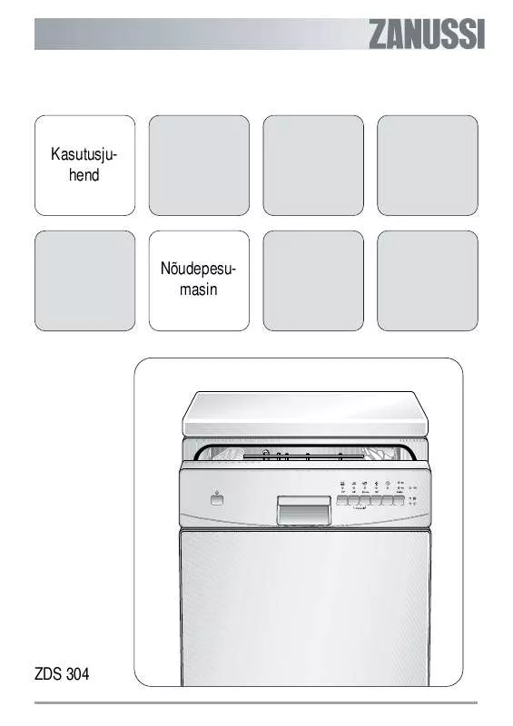 Mode d'emploi ZANUSSI ZDS304