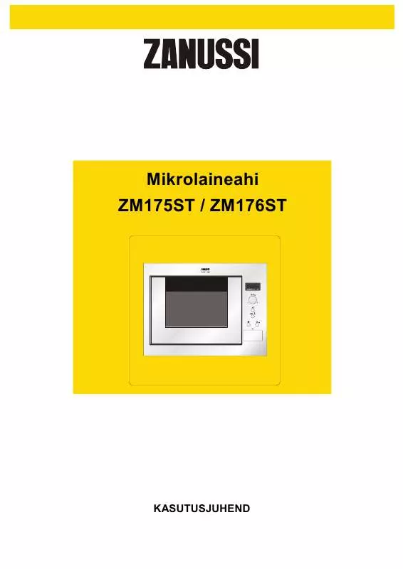 Mode d'emploi ZANUSSI ZM176STX