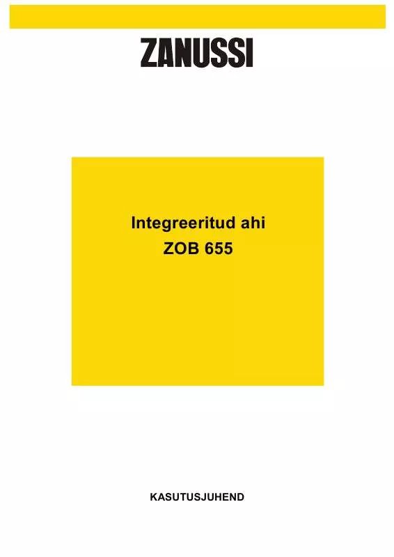 Mode d'emploi ZANUSSI ZOB655W